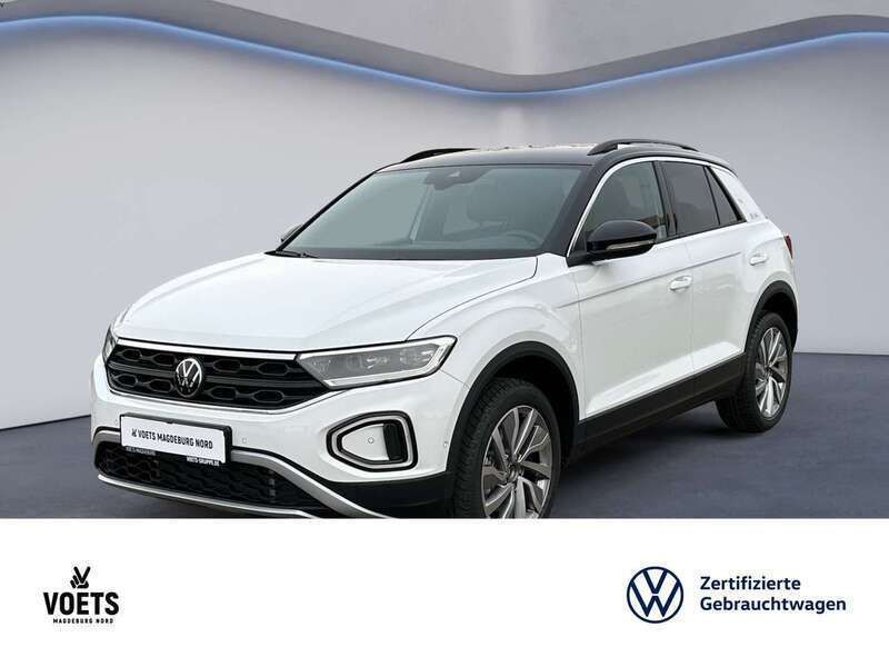 Pure white schwarz Gebraucht 2025 VW T-Roc Goal SUV | 38.888 € (Teuer) - Bild 1/4