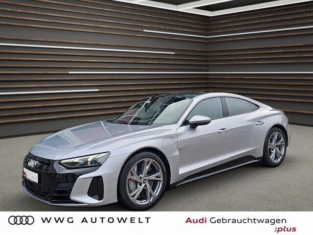 Florettsilber metallic Gebraucht 2021 Audi RS e-tron GT Ambiente Limousine | 64.780 € (Fairer Preis) - Bild 1/4