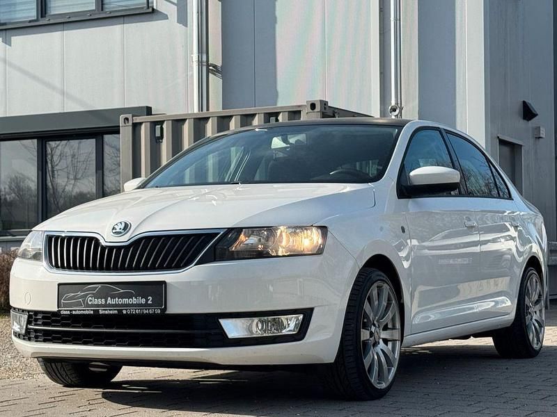 Gebraucht Skoda Rapid Ambition 122 PS (89 kW) 2013 Weiß Kleinwagen