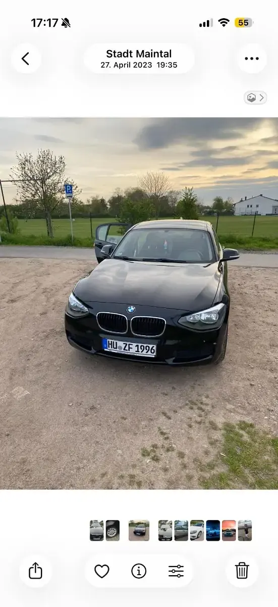 Gebraucht BMW 116 146 PS (107 kW) 2015 Schwarz Kleinwagen