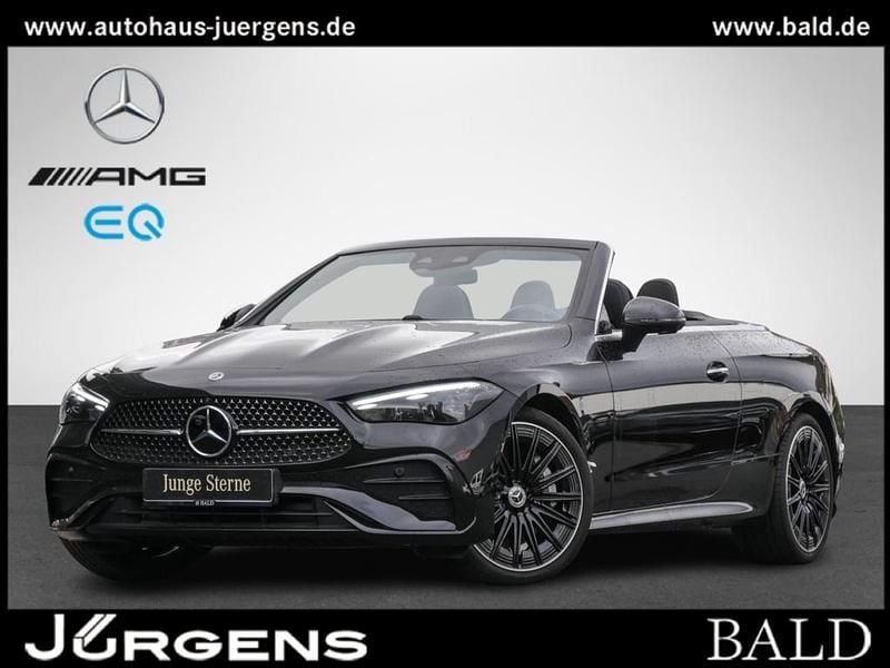 Schwarz obsidianschwarz metall Gebraucht 2024 Mercedes CLE450 AMG Cabrio | 66.510 € (Guter Preis) - Bild 1/4