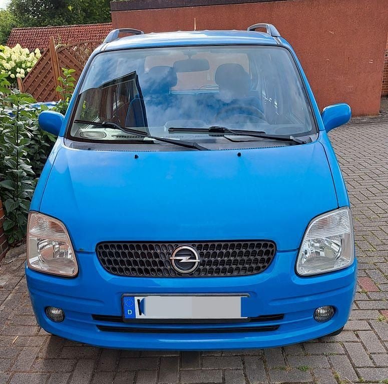 Blau Gebraucht 2002 Opel Agila Elegance Limousine | 650 € (Guter Preis) - Bild 1/4