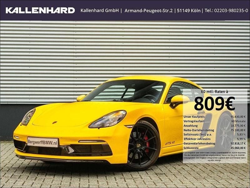 Gebraucht Porsche 718 Cayman 400 PS (294 kW) 2023 Gelb Coupé