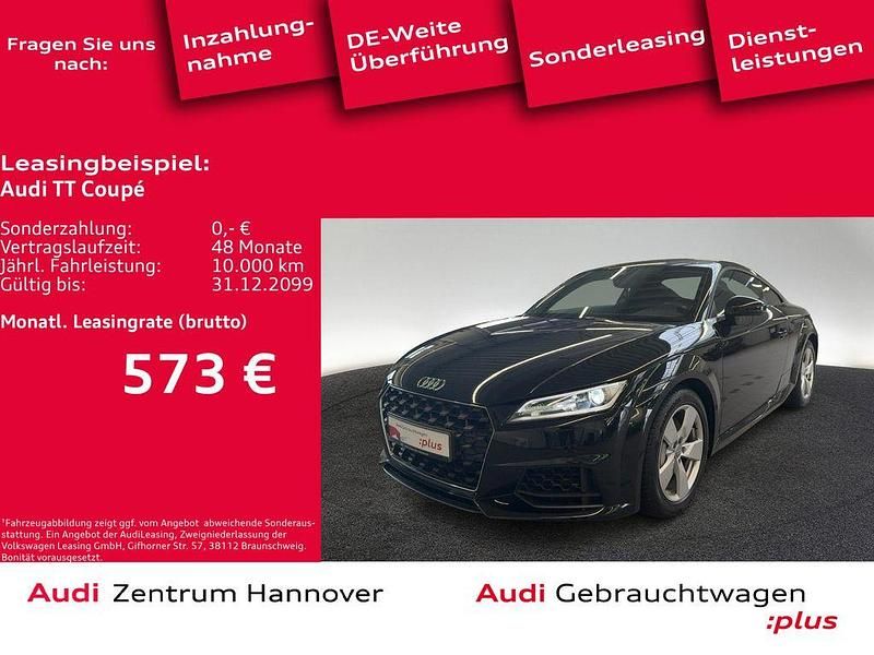 Mythosschwarz metallic Gebraucht 2021 Audi TT Sport Coupé | 30.950 € (Guter Preis) - Bild 1/4