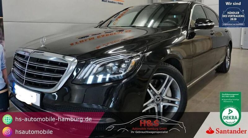 Obsidianschwarz lack Gebraucht 2018 Mercedes S350 AMG line Limousine | 49.900 € (Superpreis) - Bild 1/4