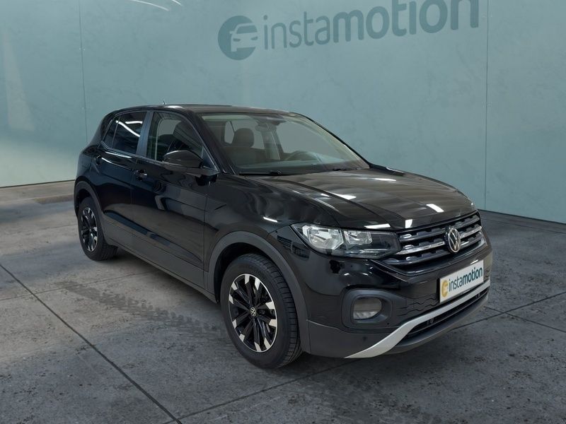 Schwarz Gebraucht 2021 VW T-Cross SUV | 17.804 € (Fairer Preis) - Bild 1/3