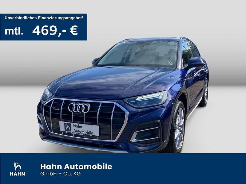 Navarrablau metallic Gebraucht 2022 Audi Q5 Advanced SUV | 34.730 € (Etwas zu teuer) - Bild 1/3