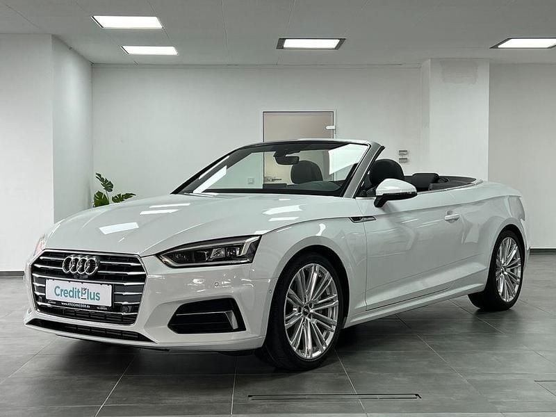 Weiß Gebraucht 2018 Audi A5 Cabriolet Sport Cabrio | 29.490 € (Guter Preis) - Bild 1/4