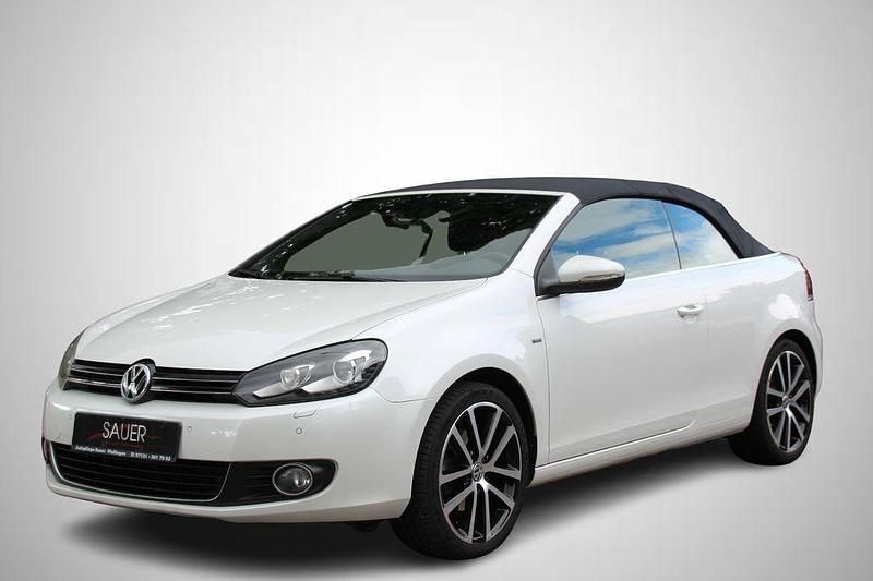 Weiß Gebraucht 2015 VW Golf Cabriolet Cup Cabrio | 11.800 € (Guter Preis) - Bild 1/4