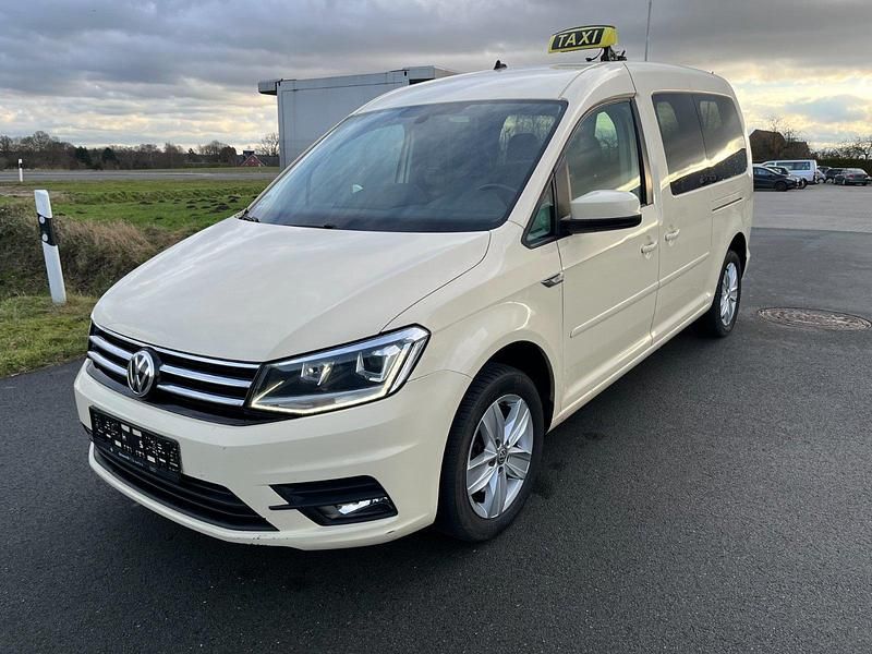 Beige Gebraucht 2018 VW Caddy Maxi Comfortline Van / Kleinbus | 8.300 € (Superpreis) - Bild 1/4