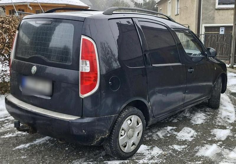 Gebraucht Skoda Roomster 69 PS (50 kW) 2007 Schwarz Van / Kleinbus