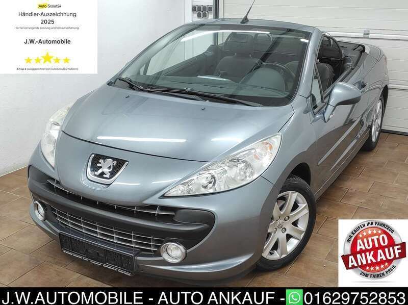Lack grau thorium/schutzlack Gebraucht 2009 Peugeot 207 CC Cabrio | 3.999 € (Guter Preis) - Bild 1/4