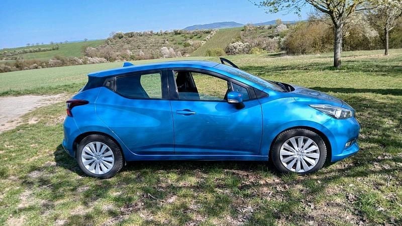 Gebraucht Nissan Micra 90 PS (66 kW) 2017 Blau Kleinwagen