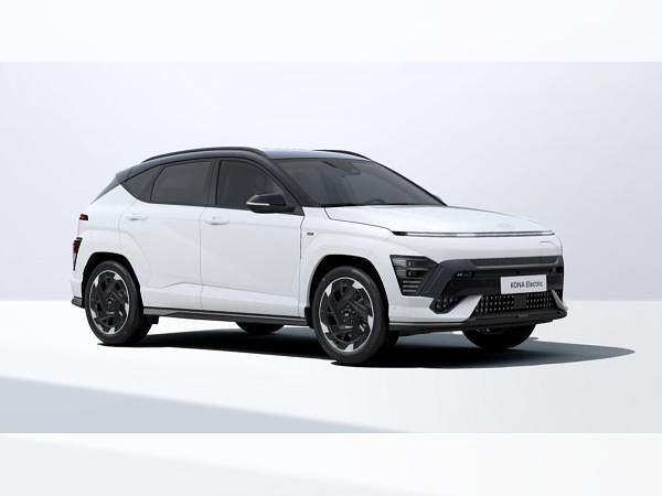 Weiß (atlas white) Neu 2025 Hyundai Kona N Line SUV | 35.000 € (Superpreis) - Bild 1/4