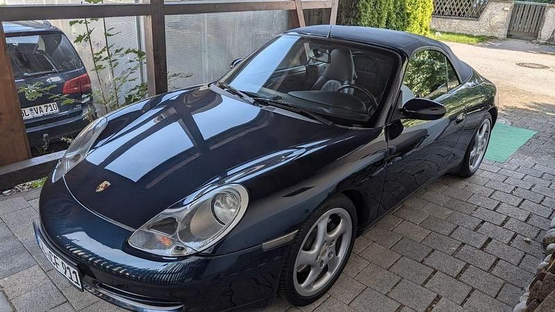 Blau Gebraucht 1998 Porsche 911 Carrera Cabriolet Cabrio | 26.990 € (Fairer Preis) - Bild 1/4