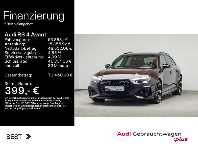 Gebraucht Audi RS4 Sport 450 PS (330 kW) 2022 Sevillarot metallic (metallic) Kombi