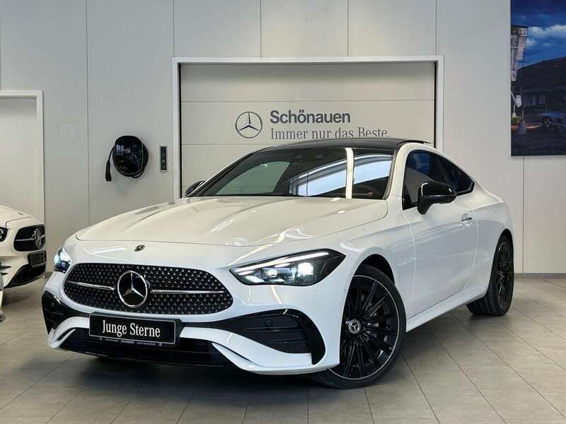 Weiß Gebraucht 2024 Mercedes CLE300 AMG Coupé | 61.980 € (Fairer Preis) - Bild 1/4