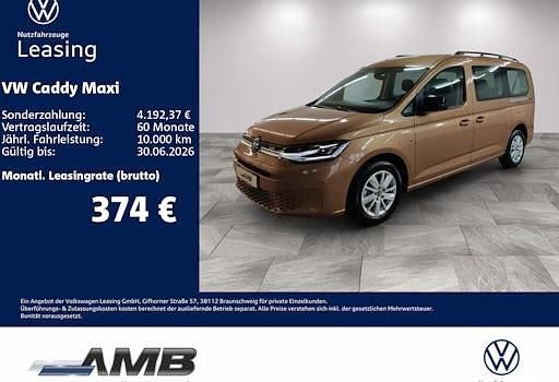 Neu VW Caddy Maxi 116 PS (85 kW) 2025 Braun Van / Kleinbus