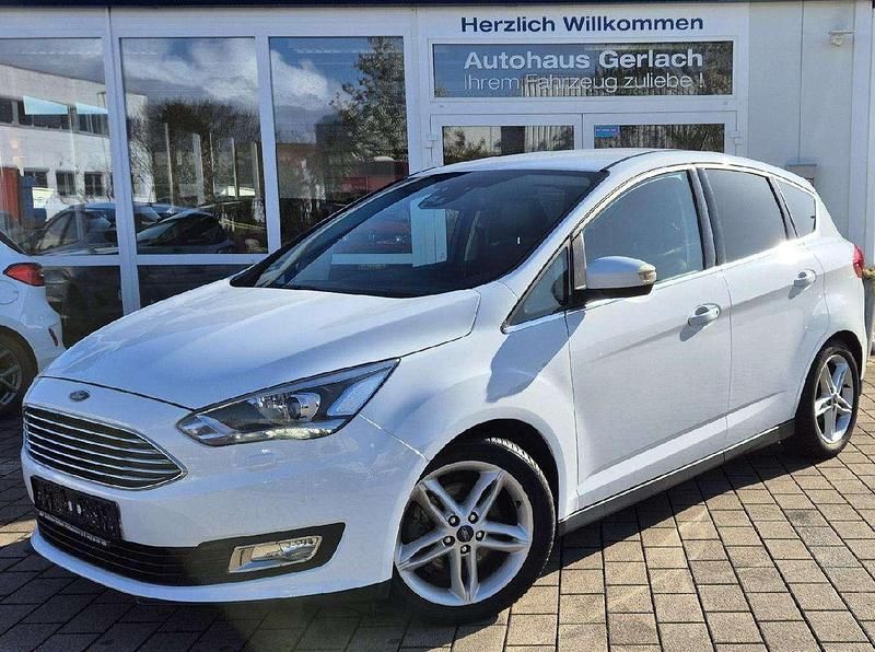 Gebraucht Ford C-MAX Titanium 150 PS (110 kW) 2019 Frostweiß Van / Kleinbus