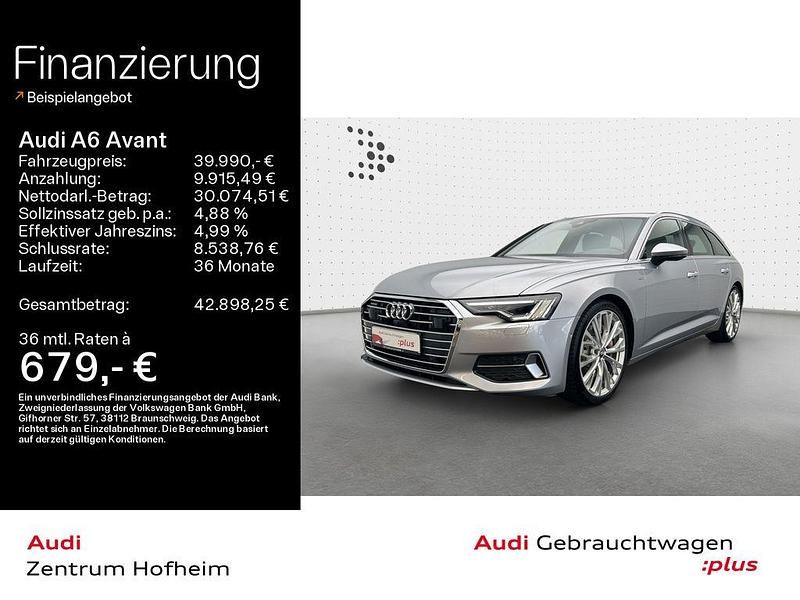 Florettsilber metallic Gebraucht 2019 Audi A6 Sport Kombi | 39.990 € (Teuer) - Bild 1/4