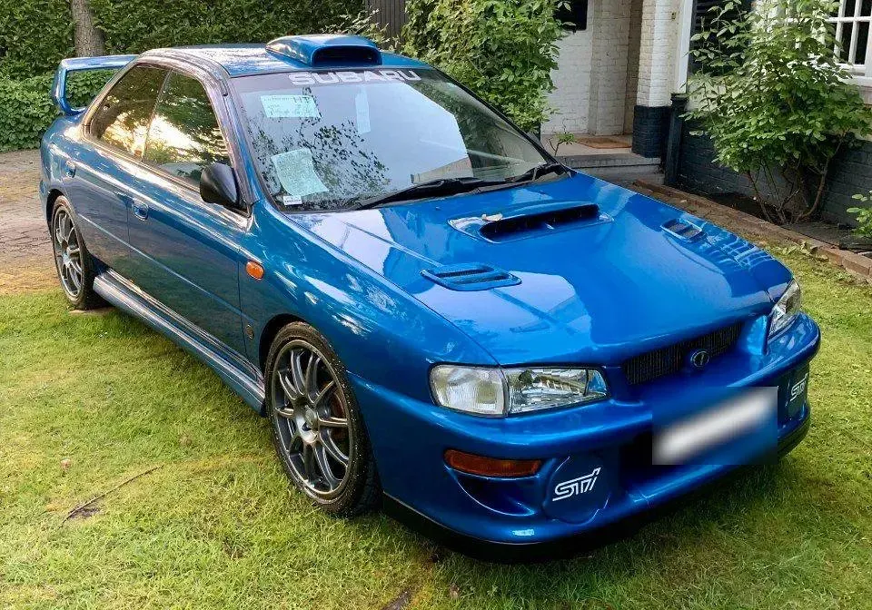 Gebraucht Subaru Impreza 280 PS (205 kW) 2000 Blau Limousine