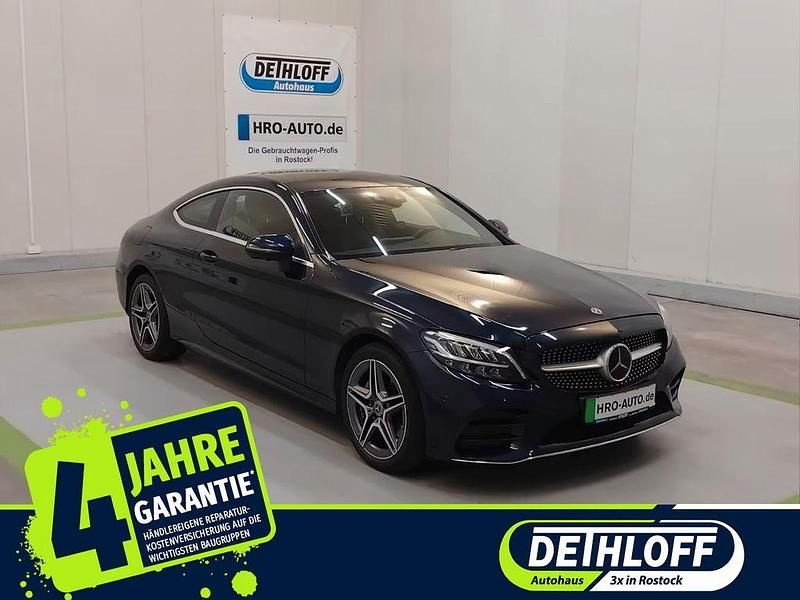 Cavansitblau Gebraucht 2018 Mercedes C180 Coupé | 27.300 € (Fairer Preis) - Bild 1/4