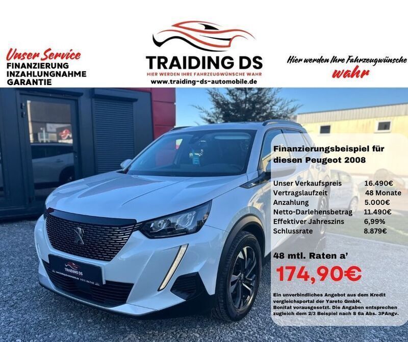 Weiß Gebraucht 2021 Peugeot 2008 SUV | 16.490 € (Fairer Preis) - Bild 1/4