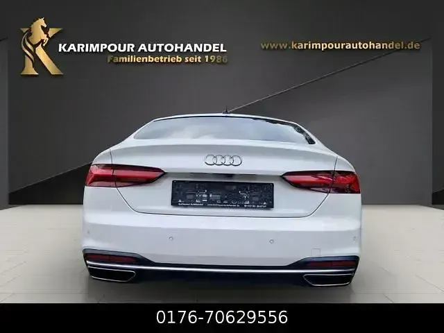 Gebraucht Audi A5 Sportback Advanced Plus 204 PS (150 kW) 2022 Weiß Kleinwagen