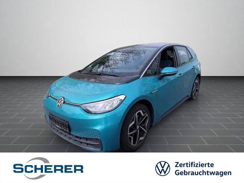Makenatürkis metallic schwarz (metallic) Gebraucht 2022 VW ID.3 Pro Kleinwagen | 23.350 € (Guter Preis) - Bild 1/4