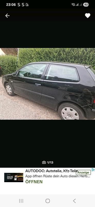 Schwarz Gebraucht 2003 VW Polo Kleinwagen | 1.700 € (Fairer Preis) - Bild 1/4