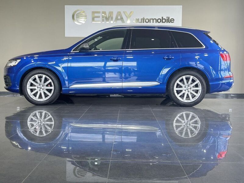 Sepangblau perleffekt Gebraucht 2018 Audi SQ7 Ambiente SUV | 48.896 € (Fairer Preis) - Bild 1/4