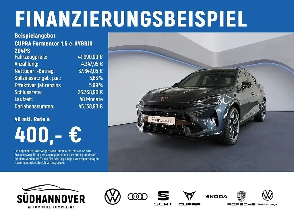 Neu Cupra Formentor 204 PS (150 kW) 2026 Grau SUV