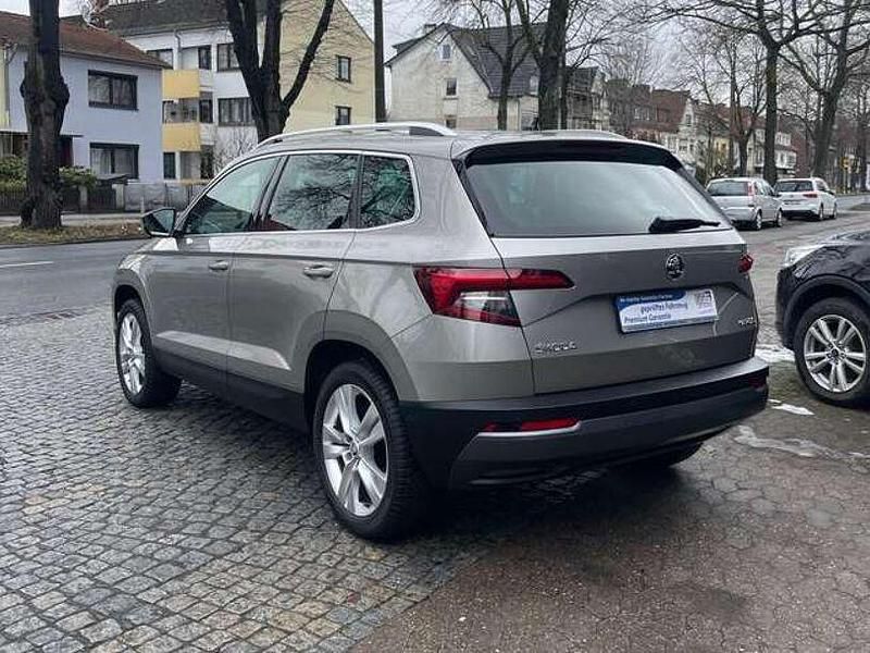 Gebraucht Skoda Karoq Style 150 PS (110 kW) 2017 Cappuccinobeige metallic SUV