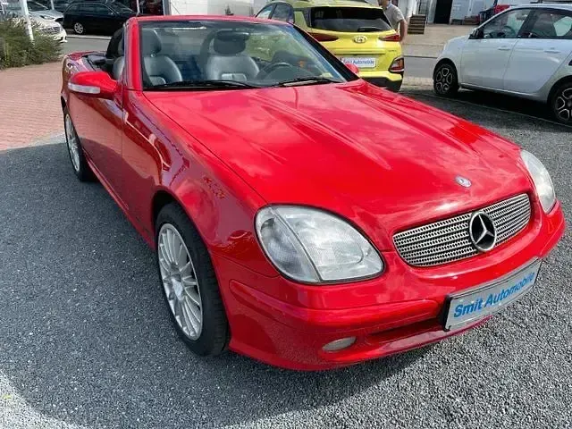 Second-hand Mercedes SLK200 163 CP (119 kW) 2000 Roșu Cabrio