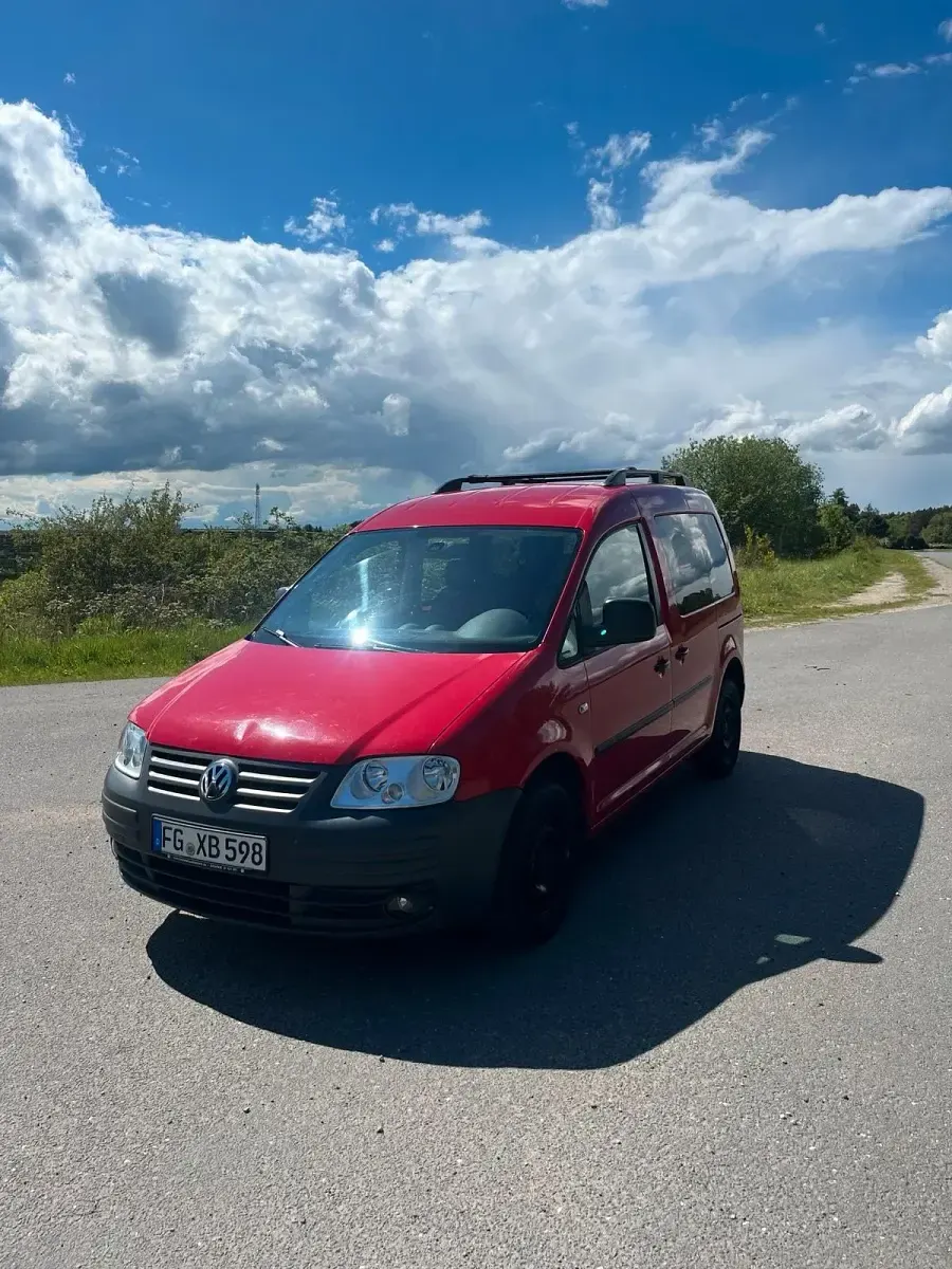Brugt VW Caddy Life 80 HK (58 kW) 2008 Rød MPV