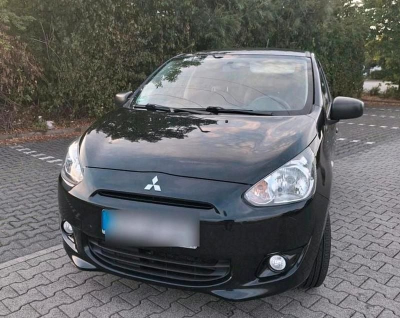 Schwarz Gebraucht 2014 Mitsubishi Space Star Kleinwagen | 3.500 € - Bild 1/4