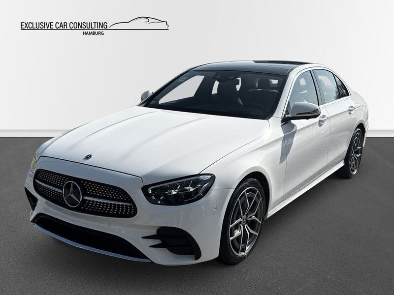 Weiß Gebraucht 2022 Mercedes E200 AMG line Limousine | 46.490 € (Fairer Preis) - Bild 1/4