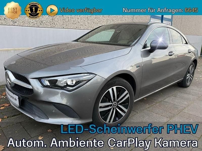 Grau Gebraucht 2021 Mercedes CLA250e Limousine | 27.999 € (Superpreis) - Bild 1/4