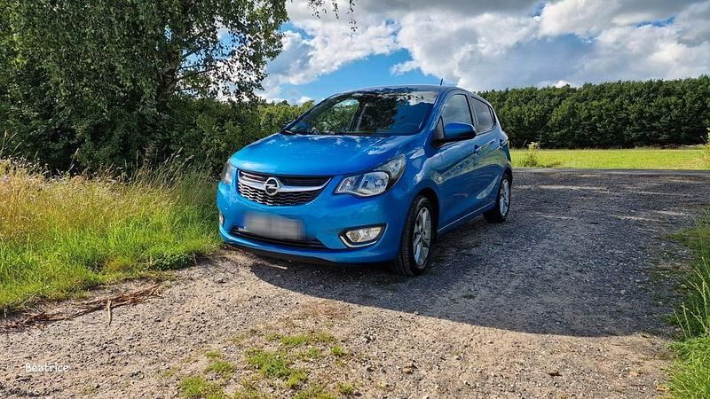 Blau Gebraucht 2015 Opel Karl Exklusiv Kleinwagen | 7.999 € (Fairer Preis) - Bild 1/4