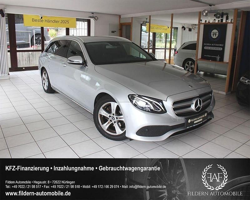 Silber Gebraucht 2018 Mercedes E220 Avantgarde Kombi | 15.399 € (Guter Preis) - Bild 1/4