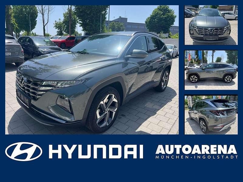 Amazon grey / met Gebraucht 2023 Hyundai Tucson Trend SUV | 31.975 € (Fairer Preis) - Bild 1/4