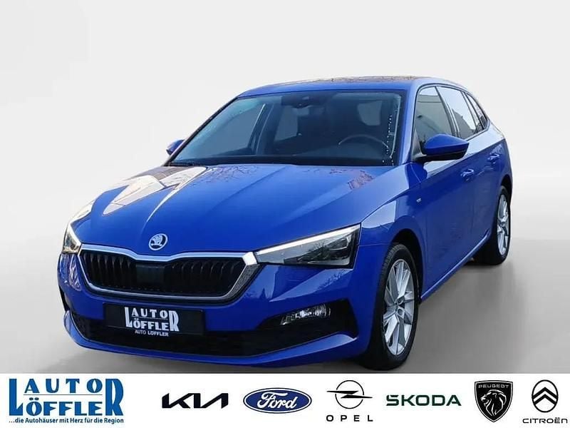 Energyblau Gebraucht 2021 Skoda Scala Clever Kleinwagen | 15.909 € (Superpreis) - Bild 1/4