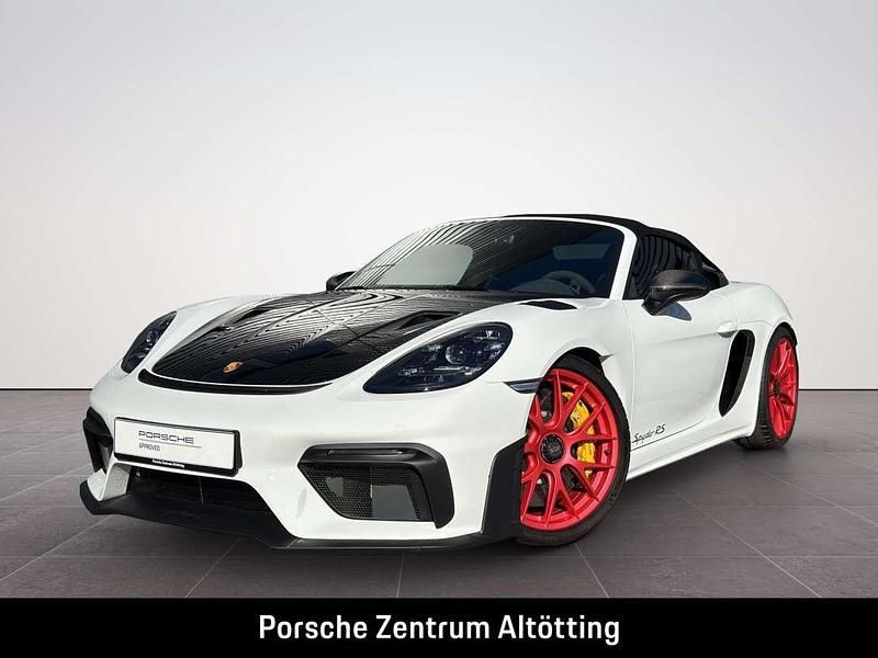 Gebraucht Porsche Boxster 500 PS (367 kW) 2024 Weiss/verdeck komplett schwarz Cabrio