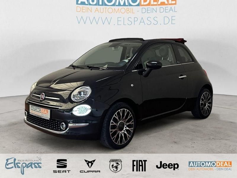 Vesuvio schwarz) (schwarz Gebraucht 2020 Fiat 500C Star Cabrio | 13.457 € (Fairer Preis) - Bild 1/4