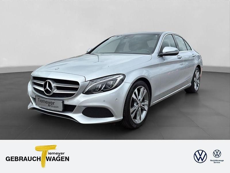 Silber Gebraucht 2017 Mercedes C200 Edition Limousine | 20.360 € (Fairer Preis) - Bild 1/4