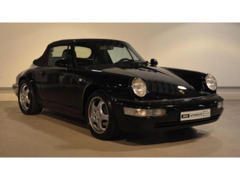 Schwarz Gebraucht 1991 Porsche 911 Carrera Cabriolet Cabrio | 55.000 € - Bild 1/4