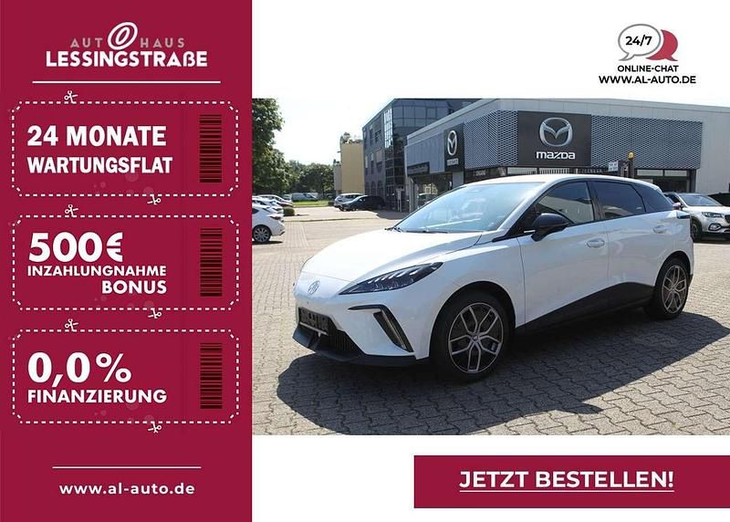 Weiß (dover white) Neu 2024 MG MG4 EV Luxury Kleinwagen | 42.989 € (Fairer Preis) - Bild 1/4