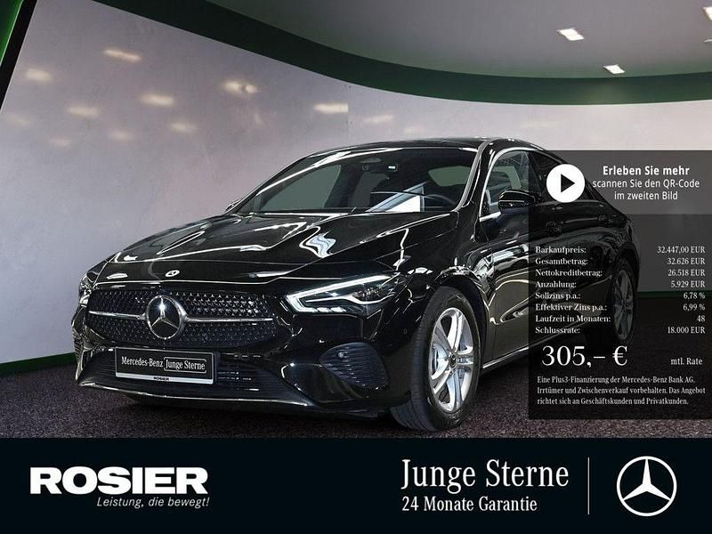 Schwarz / nachtschwarz Gebraucht 2024 Mercedes CLA180 Advanced Limousine | 32.447 € (Fairer Preis) - Bild 1/4