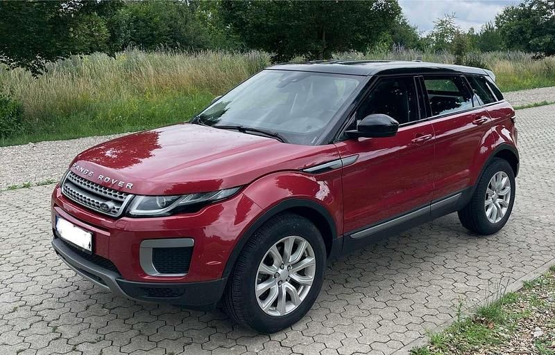 Rot Gebraucht 2016 Land Rover Range Rover evoque SE SUV | 16.250 € (Guter Preis) - Bild 1/4