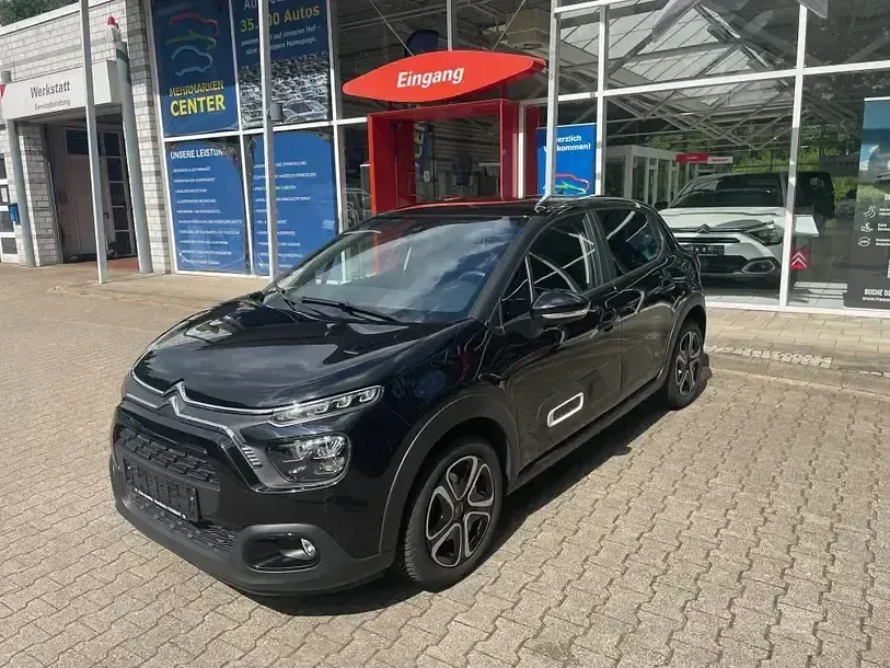 Gebraucht Citroën C3 Feel 82 PS (60 kW) 2022 Lackierung schwarz perla nera/ Kleinwagen
